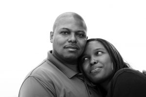 Husband And Wife. African American Couple