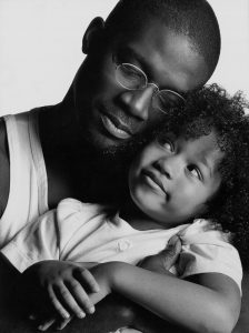 Love : African American father and daughter #1